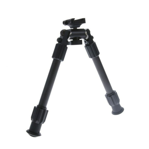 Truglo Tac Pod Carbon Pro Pivoting Bipod Mounts to any Picatinny Trail - Adjustable 9"-13"