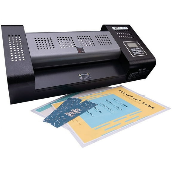 TRULAM TL-600, Thermal Pouch Laminator, 6 Rollers, 13 inch Max Input, Adjustable Temperature and Speed, Up to 78 inches/minute, Black