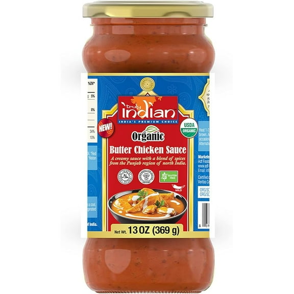 Truly Indian Creamy Tomato Butter Chicken Sauce 13 oz