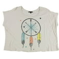 thumbnail image 1 of TRULY MADLY DEEPLY Womens Dreamcatcher Graphic T-Shirt, Multicoloured, Small, 1 of 2