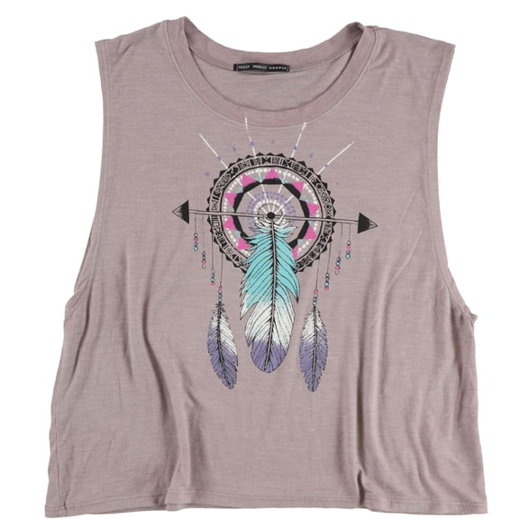 TRULY MADLY DEEPLY Womens Dreamcatcher Tank Top, Purple, X-Small