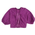 thumbnail image 1 of TRULY MADLY DEEPLY Womens Open Front Cardigan Sweater, Pink, Small, 1 of 2