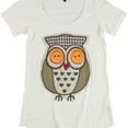 thumbnail image 1 of TRULY MADLY DEEPLY Womens Owl Graphic T-Shirt, Multicoloured, Small, 1 of 2
