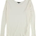 thumbnail image 1 of TRULY MADLY DEEPLY Womens Solid Batwing Sleeve Basic T-Shirt, Off-White, X-Small, 1 of 1