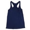 thumbnail image 1 of TRULY MADLY DEEPLY Womens Solid Racerback Tank Top, Blue, Medium, 1 of 2