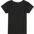 thumbnail image 1 of TRULY MADLY DEEPLY Womens Two Tone Oversized Basic T-Shirt, Grey, Medium, 1 of 2