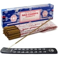 thumbnail image 1 of TRUMIRI Incense Stick Holder Bundle with Satya Sai Baba Nagchampa 100g Incense Sticks - Pack of 1 (Approx 100 Sticks), 1 of 5