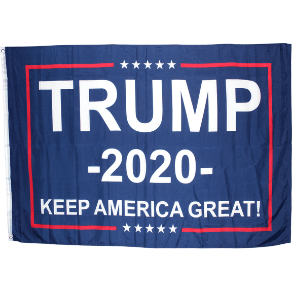 TRUMP 2020 KAG BLUE KEEP AMERICA GREAT KAG 4'X6' FLAG ROUGH TEX  150D NYLON