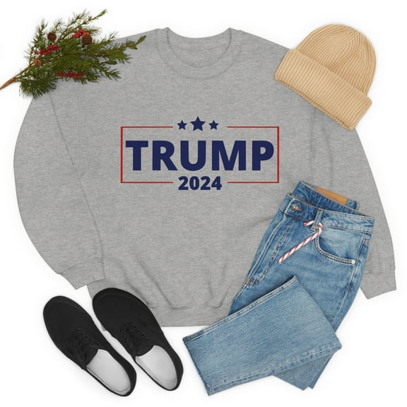 TRUMP 2024 Unisex sweatshirt,Trump 2024 sweatshirt, Pro Trump sweatshirt, Pro America sweatshirt, Republican Sweater, Repu, Patriotic Gifts,