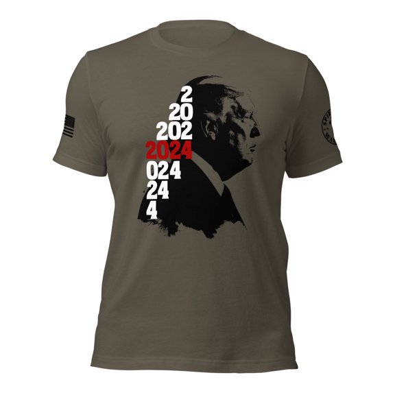 TRUMP 2024 Unisex t-shirt (Army, XL)