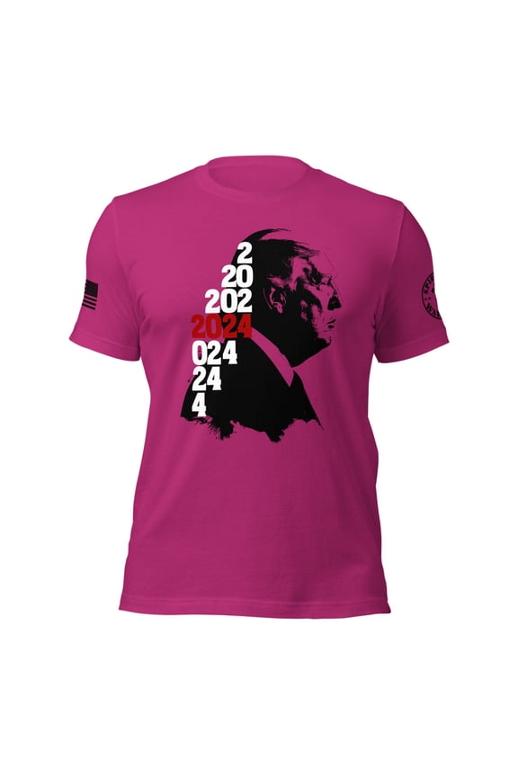 TRUMP 2024 Unisex t-shirt (Berry, 2XL)