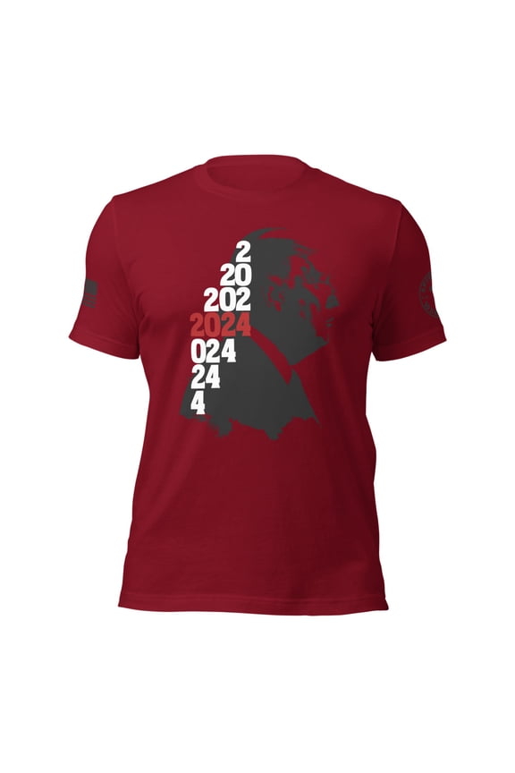 TRUMP 2024 Unisex t-shirt (Cardinal, XS)