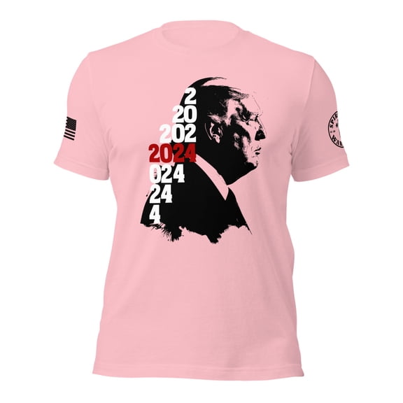 TRUMP 2024 Unisex t-shirt (Pink, 4XL)