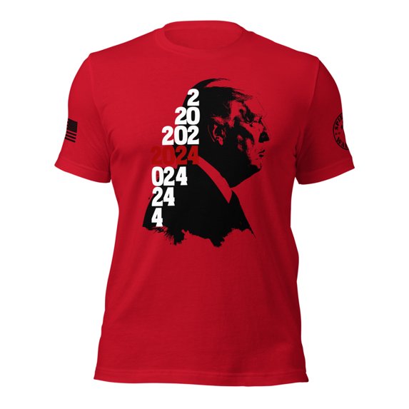 TRUMP 2024 Unisex t-shirt (Red, XS)