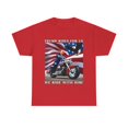 thumbnail image 1 of 'TRUMP RIDES FOR US. WE RIDE WITH HIM!-TSHIRT, 1 of 4