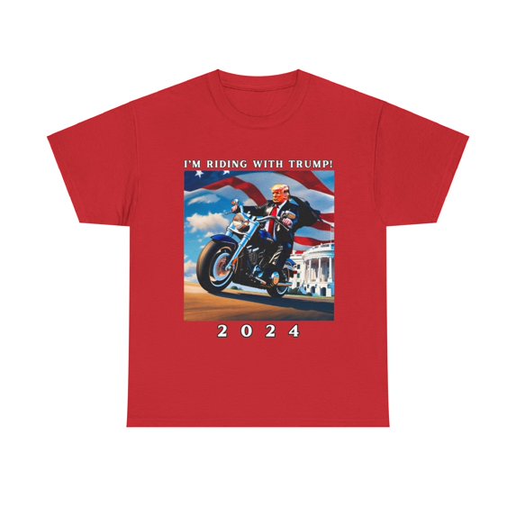 TRUMP RIDES FOR US. WE RIDE WITH HIM!