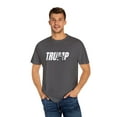thumbnail image 1 of TRUMP Train Silhouette Unisex Garment-Dyed T-shirt, 1 of 4