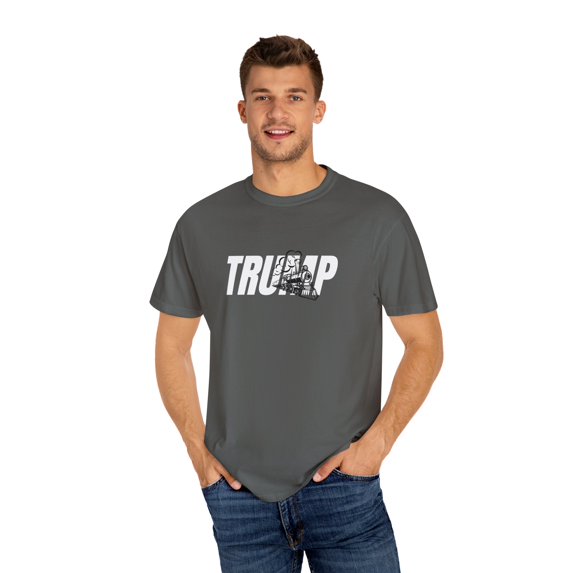 TRUMP Train Silhouette Unisex Garment-Dyed T-shirt
