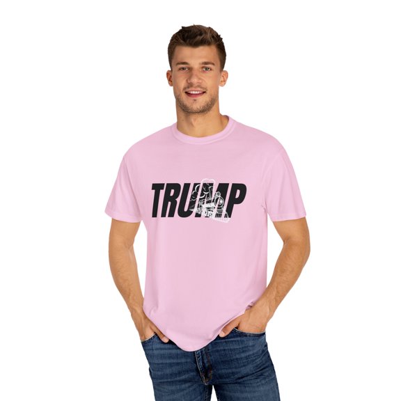 TRUMP Train Silhouette Unisex Garment-Dyed T-shirt