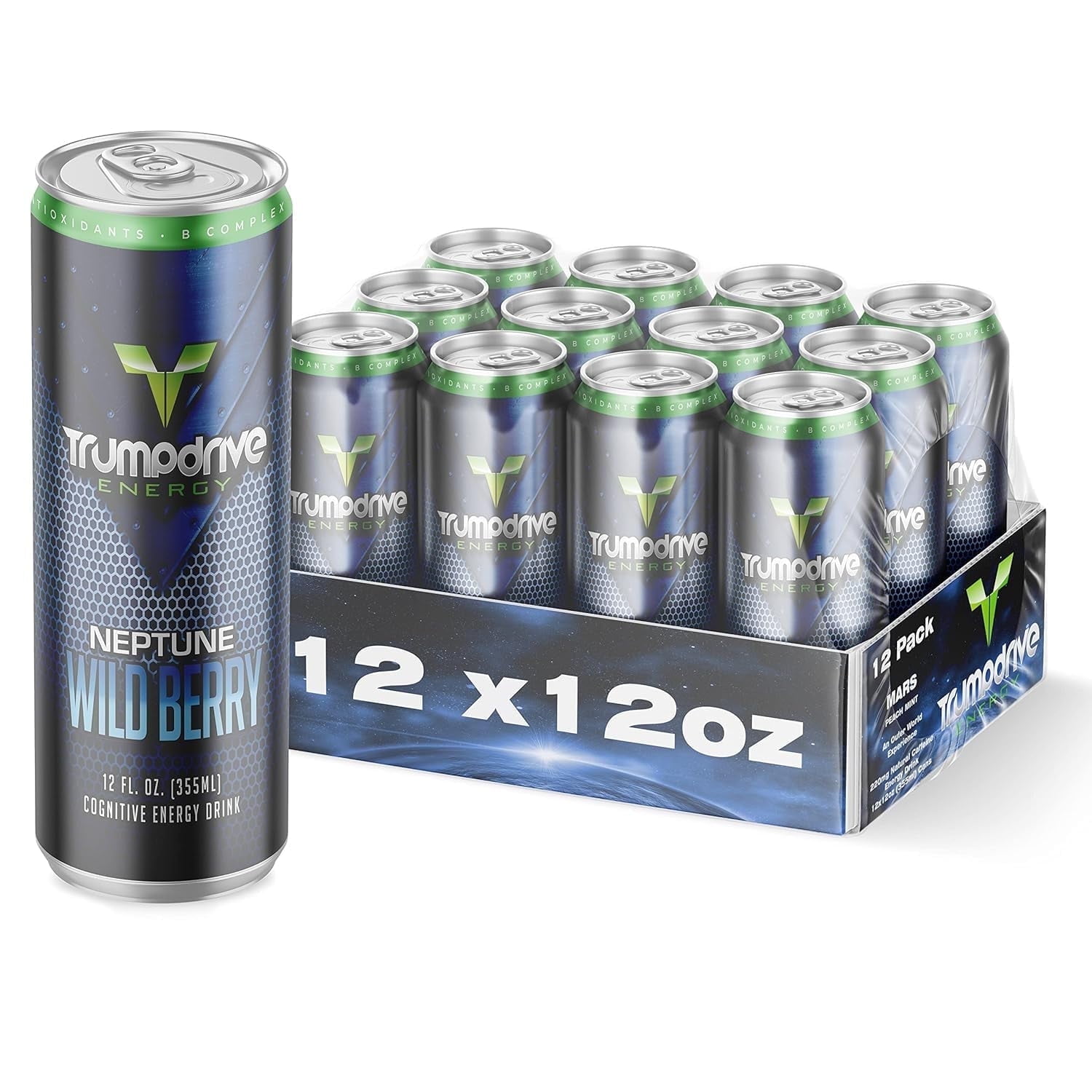 TRUMPDRIVE ENERGY Drink Nootropic Formula, Cognitive Neptune Wild