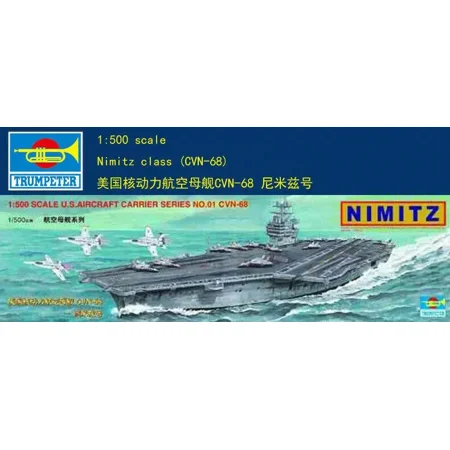 TRUMPETER 05201 1/500 SCALE USS NIMITZ-CLASS SUPERCARRIES 5 In 1 KIT-NIB