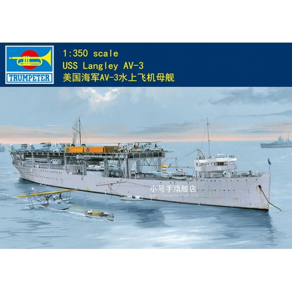 TRUMPETER 05632 1/350 USS Langley AV-3 Model Kit