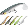 thumbnail image 1 of TRUSCEND Easy Catch Pre-Rigged Soft Lures, Unique Vibrating Swim Action and Trembly Sinking Move for More Bites, Amazing Soft Swimbait for Family Fishing, Fishing Lures for Bass Trout Crappie Walleye, 1 of 7