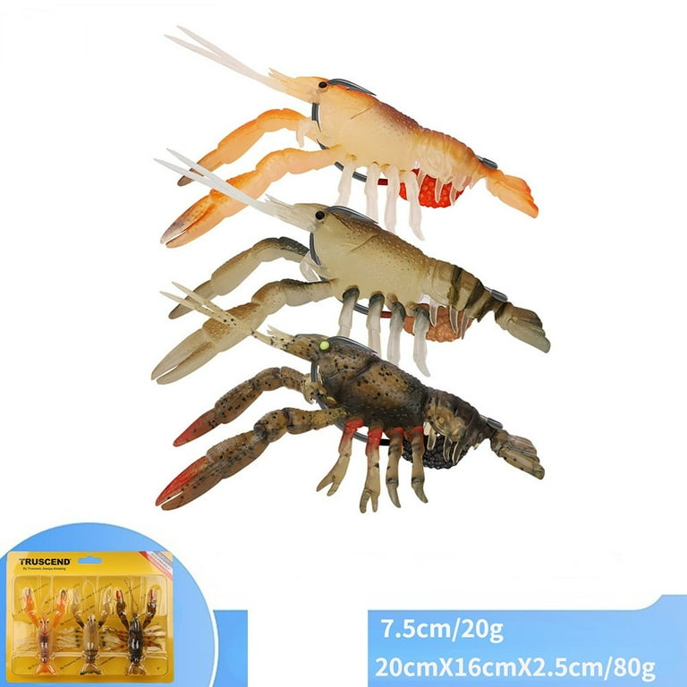 TRUSCEND Luya bait crayfish bionic bait TPE Luya soft bait