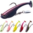 thumbnail image 1 of TRUSCEND Easy Catch Shadtale with BKK Branded Hook, Unique Vibrating Swim and Trembly Jigging Action for More Bites, Durable TPE Soft Fishing Lures for Bass Crappie Trout Walleye, Keep Separately, 1 of 10