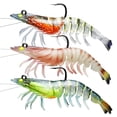 thumbnail image 1 of TRUSCEND Easy Catch Pre-rigged Soft Fishing Lures for Freshwater and Saltwater, Super Durable TPE Bass Jig Lures, Lifelike Shrimp Bait, Weedless Crayfish Lures, Amazing Fishing Gifts, Keep Separately, 1 of 8