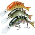 thumbnail image 1 of TRUSCEND Swimmax Creek Fishing King, Lifelike Fishing Lures for Bass Trout Crappie Bluegill Panfish, Smallest Jointed Swimbaits for Freshwater, Easy Catch Crankbait Fishing Gifts for Family Fishing, 1 of 7