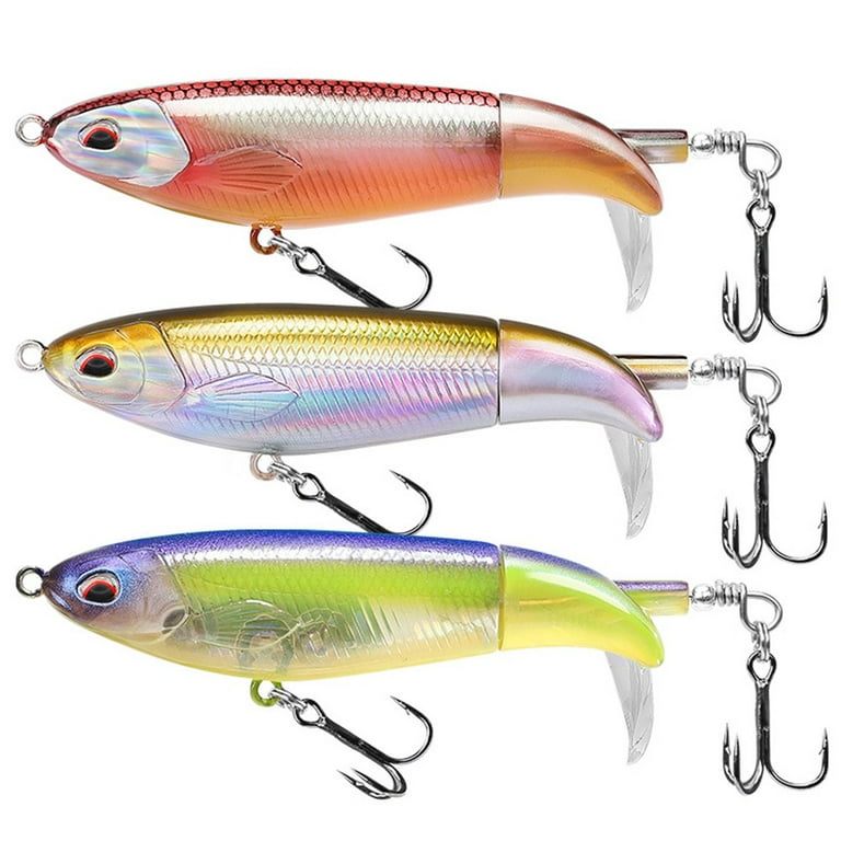 TRUSCEND Topwater Fishing Lures with BKK Hooks Bass Bait with