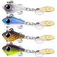thumbnail image 1 of TRUSCEND Vibespinner Lures with BKK Hooks – Easy Catch: 4 Actions (Vibrate/Swim/Flash/Jig) for More Bites, Longer Cast Search Bait – Jigs for Bass, Crappie, Trout– Ideal for Family Fishing, 1 of 8
