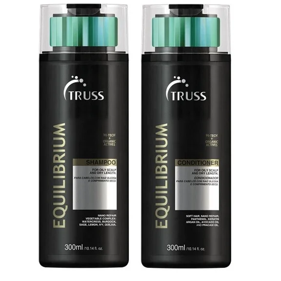 TRUSS Equilibrium Shampoo and Conditioner Set Bundle