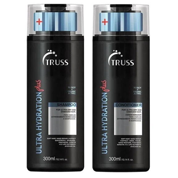 TRUSS Ultra Hydration Plus Shampoo and Conditioner Set Bundle