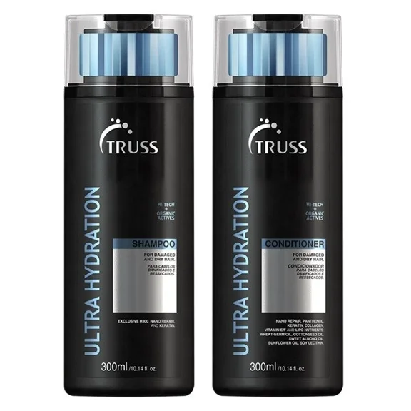 TRUSS Ultra Hydration Shampoo and Conditioner Set Bundle