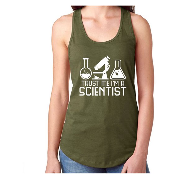 TRUST ME I'M A SCIENTIST Racerback Tank