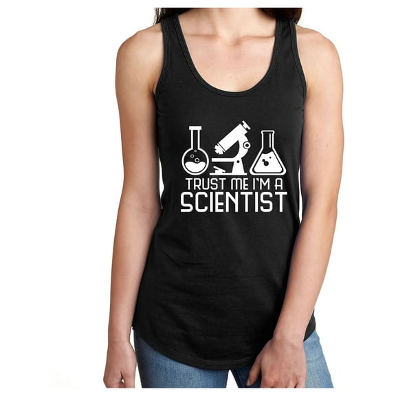TRUST ME I'M A SCIENTIST Racerback Tank