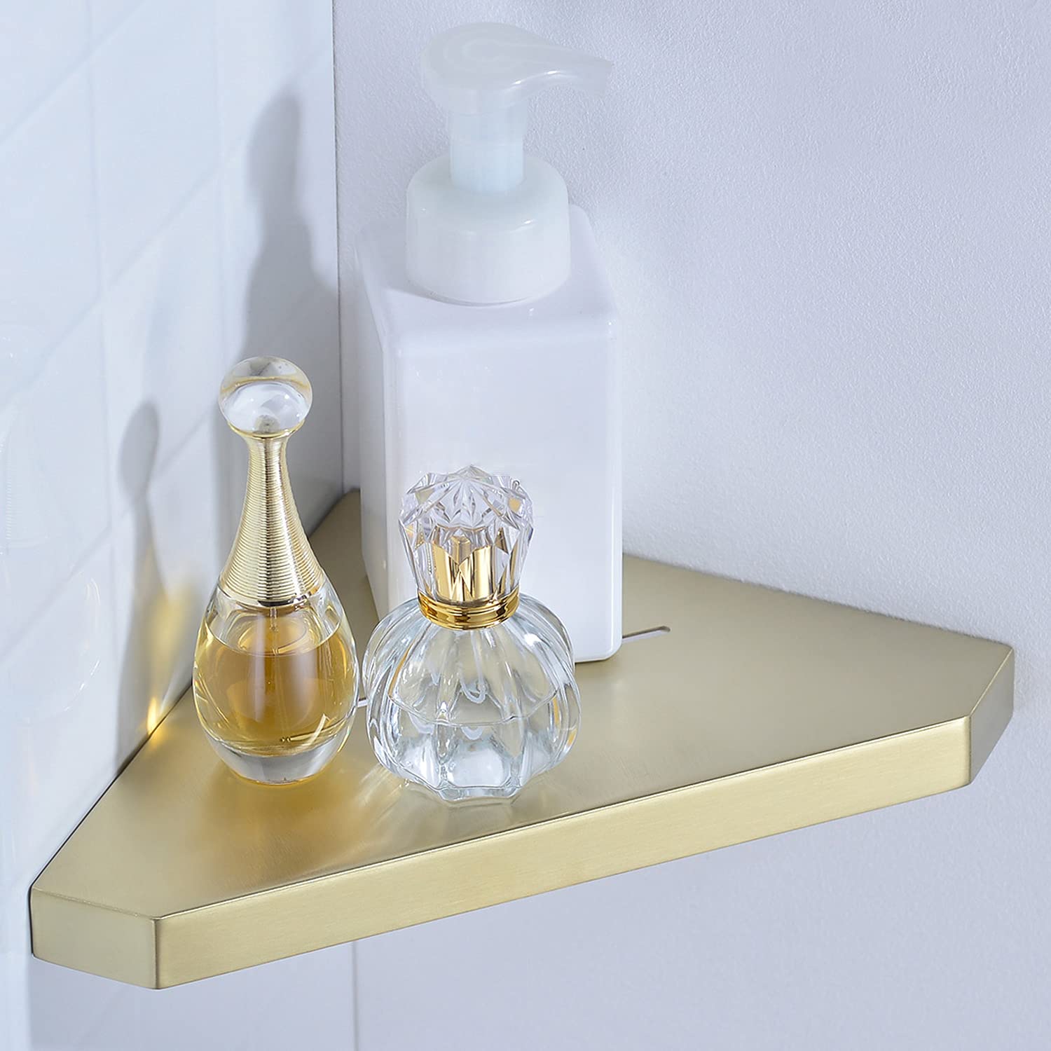 TRUSTMI Bathroom Corner Shelf, 12Inch Triangle Shower Shelf, Wall