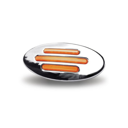 TRUX TLED-FPA Peterbilt Flatline Amber LED Fender Marker Light