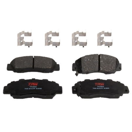 TRW TPC0503 Premium Front Disc Brake Pad Set Fits select: 1997-2001 HONDA CR-V, 1991-2002 HONDA ACCORD