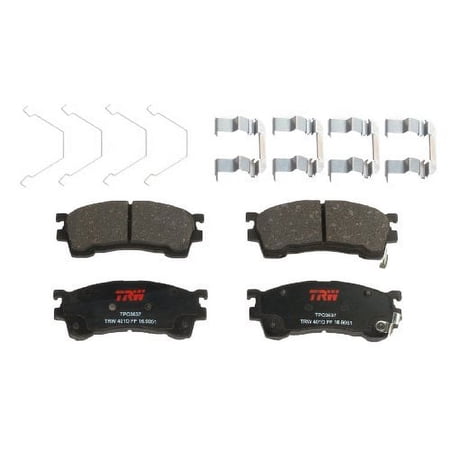 TRW TPC0637 Premium Front Disc Brake Pad Set Fits select: 1994-2002 MAZDA 626, 1999-2000 MAZDA PROTEGE