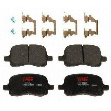 TRW TPC0741 Premium Front Disc Brake Pad Set Fits select: 1998-2002 TOYOTA COROLLA, 1998-2002 CHEVROLET GEO PRIZM