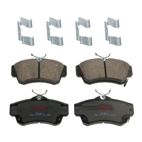 TRW TPC0841 Premium Ceramic Front Disc Brake Pad Set Fits select: 2001-2010 CHRYSLER PT CRUISER, 2003-2005 DODGE NEON SRT-4