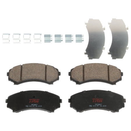 TRW TPC0867 Premium Ceramic Front Disc Brake Pad Set Fits select: 2004-2008,2010-2011 MITSUBISHI ENDEAVOR