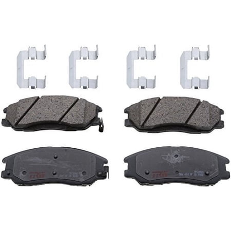 TRW TPC0903 Premium Ceramic Front Disc Brake Pad Set Fits select: 2001-2006 HYUNDAI SANTA FE, 2003-2009 KIA SORENTO