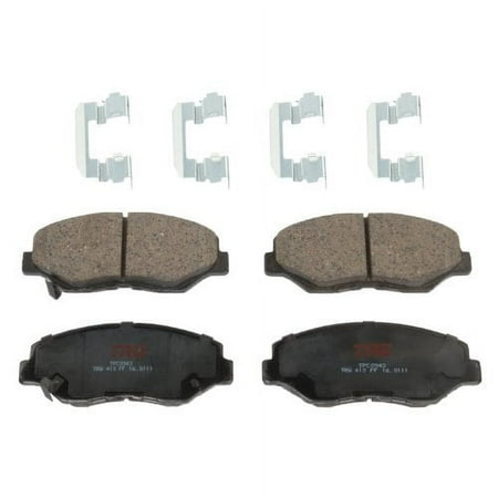 TRW TPC0943 Premium Ceramic Front Disc Brake Pad Set Fits select: 2003-2008 HONDA PILOT