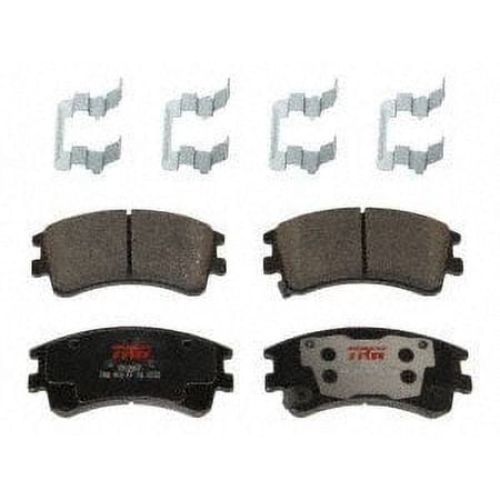 TRW TPC0957 Premium Ceramic Front Disc Brake Pad Set Fits select: 2003-2005 MAZDA 6