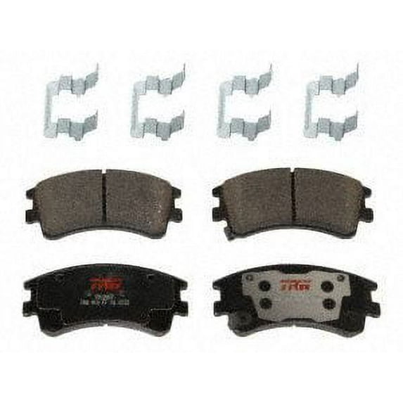 TRW TPC0957 Premium Ceramic Front Disc Brake Pad Set Fits select: 2003-2005 MAZDA 6