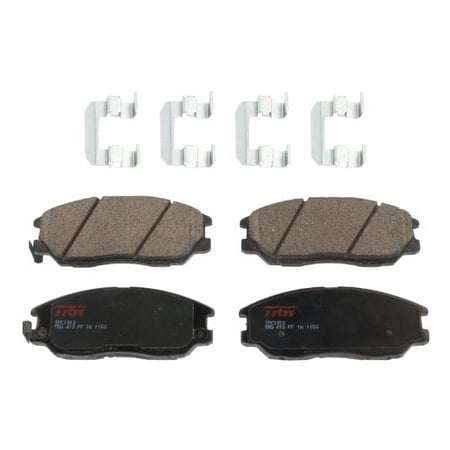TRW TPC1013 Premium Ceramic Front Disc Brake Pad Set Fits select: 2004-2006 KIA AMANTI, 2003-2005 HYUNDAI XG